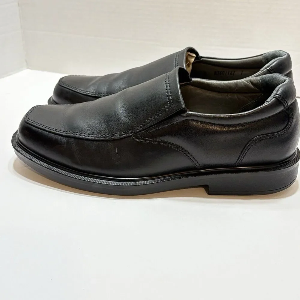 Sas Diplomat Slip-on Loafer Shoes Mens 12M Black Leather Dadcore Business
